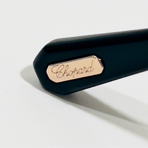 🆕 New/Authentic Chopard Black Cat Eye Sunglasses ▪️ SCH260S 700 ▪️ 54-19-135 - Picture 13 of 14